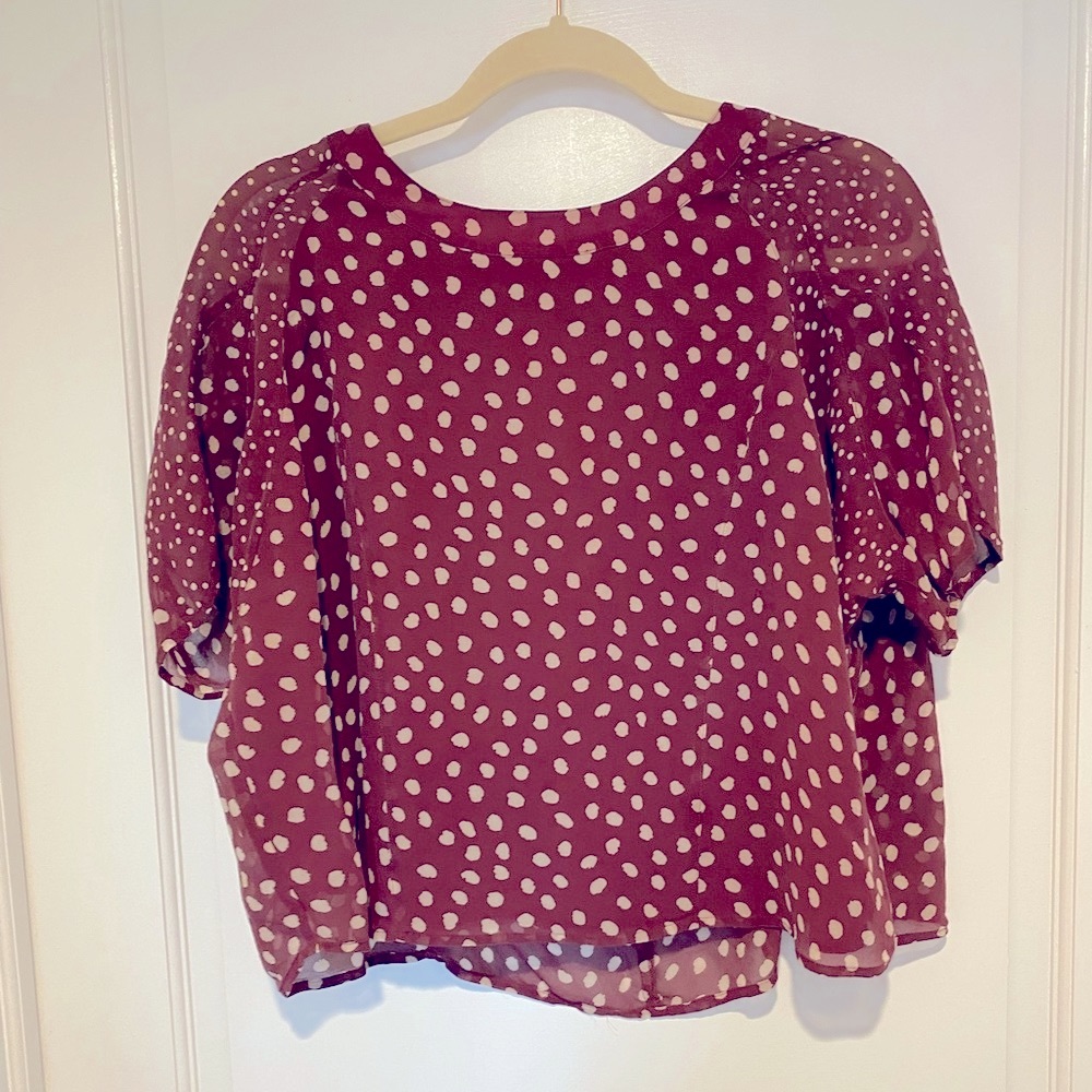 Madwell silk blouse